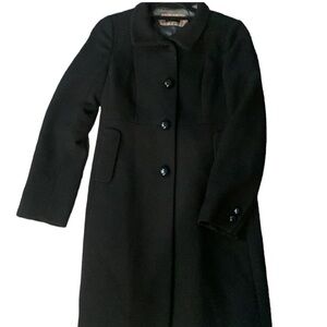 J crew black coat size Small